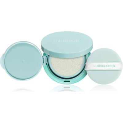 BRINGGREEN Tea Tree Cica Tone Up Sun Cushion lekki fluid ochronny z aplikatorem SPF 50+ 15 g