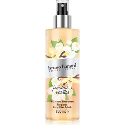 Bruno Banani Sunset Blossom Jasmine & Vanilla perfumowany spray do ciała i włosów dla kobiet 250 ml