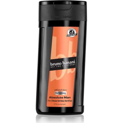Bruno Banani Absolute Man odświeżający żel pod prysznic 3 w 1 dla mężczyzn 250 ml