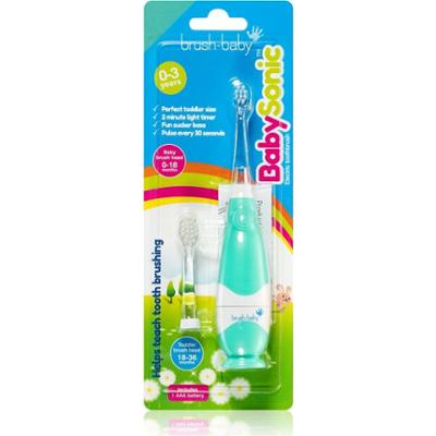 Brush Baby BabySonic elektryczna szczoteczka do zębów dla dzieci 0 – 36 miesięcy Teal 1 szt.