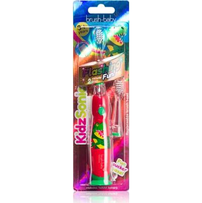 Brush Baby KidzSonic Dinosaur elektryczna szczoteczka do zębów + zapasowa główka 1 szt.