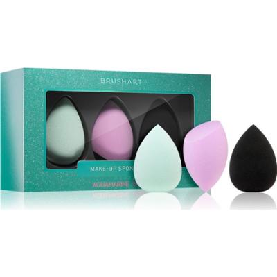 BrushArt Make-up Sponge Set gąbka do makijażu AQUAMARINE GREEN