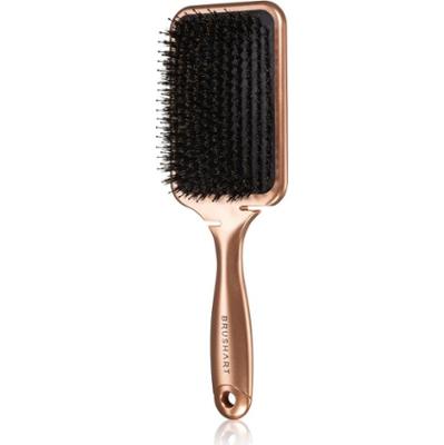 BrushArt Hair Boar bristle paddle hairbrush szczotka do włosów z włosiem dzika Bronze 1 szt.