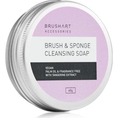 BrushArt Accessories Brush & Sponge cleansing soap mydło oczyszczające do pędzli kosmetycznych 40 g
