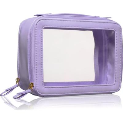 BrushArt Accessories Transparent make-up case kuferek kosmetyczny Lilac 1 szt.