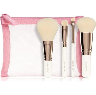 BrushArt Basic On-the-go Glam mini make-up brush set podróżny zestaw pędzli do makijażu z etui mini