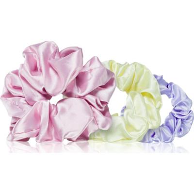 BrushArt Daisy Dreams Satin Scrunchies Set gumki do włosów 3 szt.