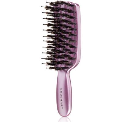 BrushArt Hair Vent blowdry hairbrush with boar bristles szczotka do włosów z nylonowymi włóknami i włosiem dzika Mini 1 szt.