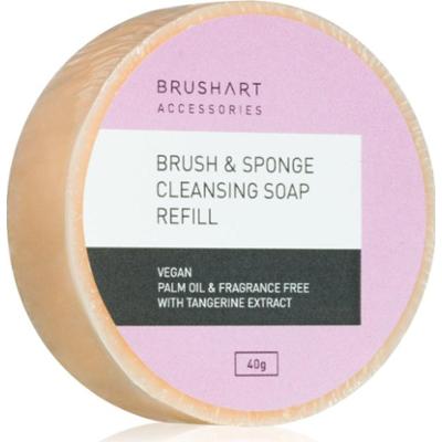 BrushArt Accessories Brush & Sponge cleansing soap mydło oczyszczające do pędzli kosmetycznych Refill 40 g