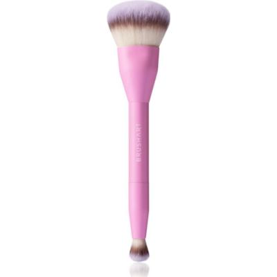 BrushArt Double Duty Concealer & Foundation brush pędzel do podkładu i korektora dwustronny 1 szt.