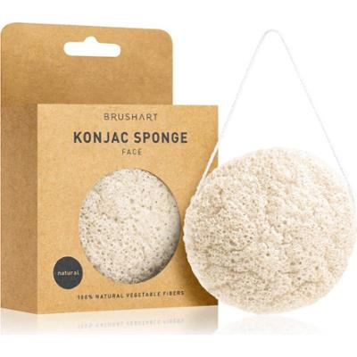 BrushArt Home Salon Konjac sponge gąbka delikatnie złuszczająca do twarzy Natural 5 g