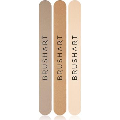 BrushArt Accessories Nail file set zestaw pilników odcień Beige 3 szt.
