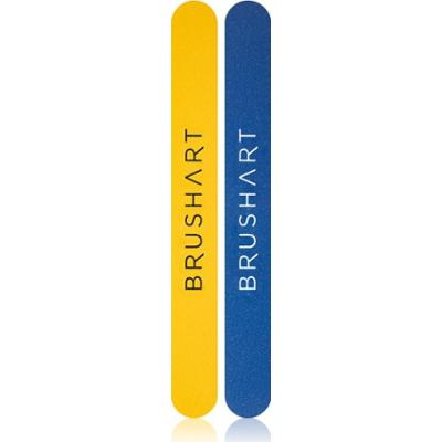 BrushArt Accessories Nail file duo zestaw pilników odcień Yellow/Blue 2 szt.