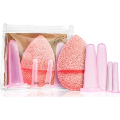BrushArt Home Salon Facial cupping set zestaw baniek do masażu twarzy