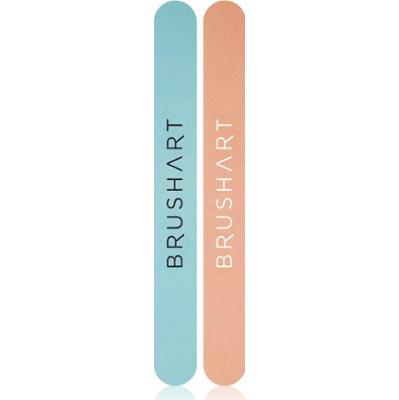 BrushArt Accessories Nail file duo zestaw pilników odcień Apricot/Minty 2 szt.
