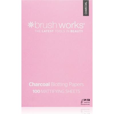 Brushworks Charcoal Blotting Papers papierki matujące 100 szt.