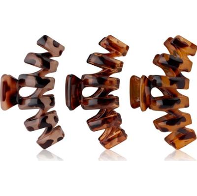 Brushworks Tortoiseshell Claw Clips spinki do włosów 3 szt.