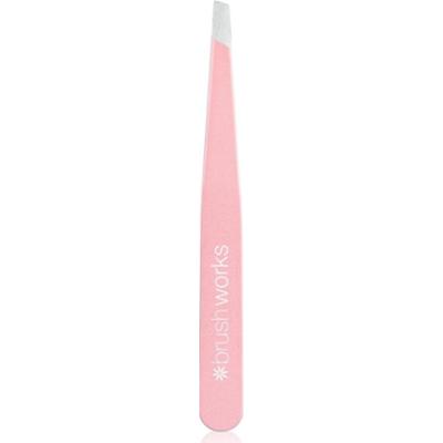 Brushworks Precision Slanted Tweezers pęseta z ukośną końcówką 1 szt.