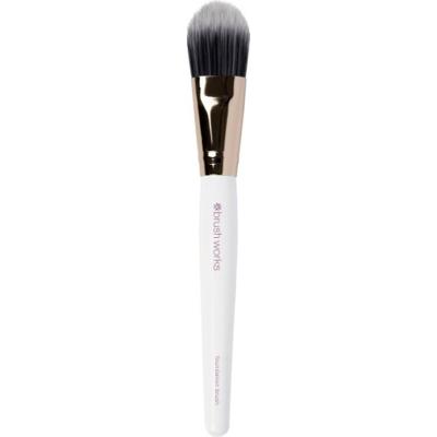 Brushworks Foundation Brush płaski pędzel do makijażu 1 szt.