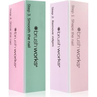 Brushworks Pastel Buffing Blocks czterostronna polerka do paznokci
