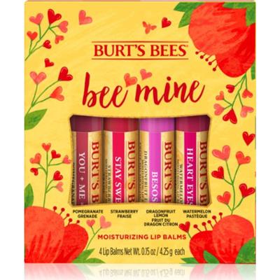 Burt’s Bees Bee Mine balsam do ust z woskiem pszczelim smak Pomegranate, Strawberry, Dragonfruit Lemon, Watermelon 4x4.25 g