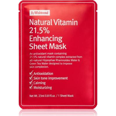 By Wishtrend Natural Vitamin maska wzmacniająca w płacie 23 ml