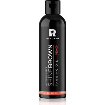 BYROKKO Shine Brown Peach olejek ochronny wspomagający opalanie SPF 6 150 ml