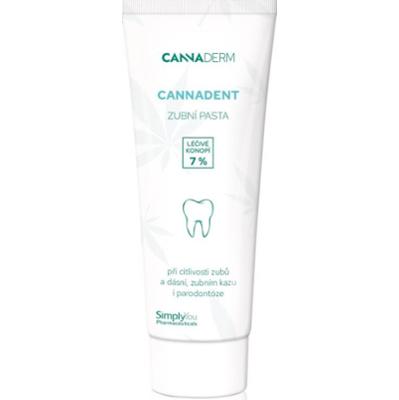 Cannaderm Cannadent Alkaline toothpaste ziołowa pasta do zębów z olejkiem konopnym 75 g
