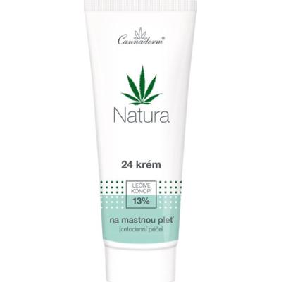 Cannaderm Natura Cream for Oily Skin krem na dzień i na noc do skóry tłustej 75 g
