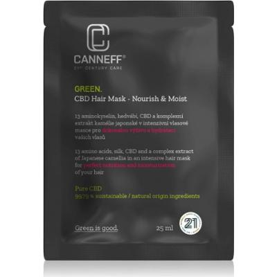 Canneff Green CBD Hair Mask regenerująco-nawilżająca maseczka do włosów 25 ml