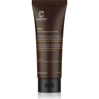 Canneff Green CBD Sleeping Face Mask maseczka kojąca na noc 70 ml