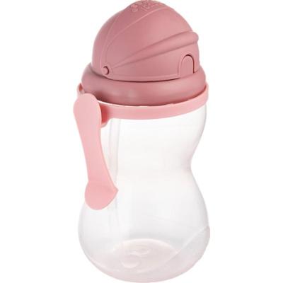 Canpol babies Sport Cup butelka sportowa ze słomką Pink 12m+ 370 ml