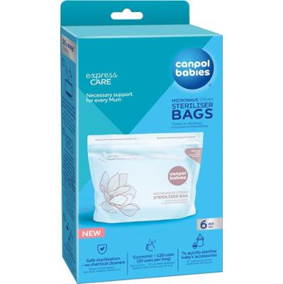 Canpol babies Microwave Sterilization Bags torebki do sterylizacji do kuchenki mikrofalowej 6 szt.
