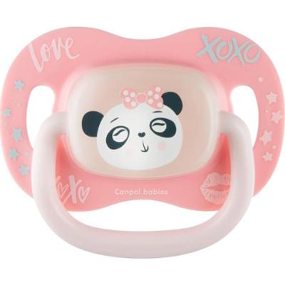 Canpol babies Exotic Animals 18m+ smoczek Panda 1 szt.