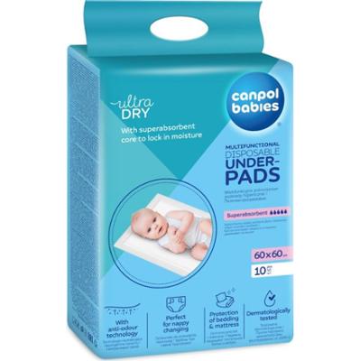 Canpol babies Multifunctional Underpads jednorazowe maty do przewijania 60x60 cm 10 szt.
