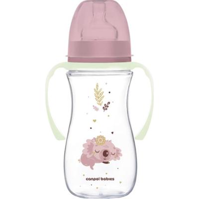 Canpol babies EasyStart Sleepy Koala 300 ml butelka dla niemowląt 12 m+ Pink 300 ml