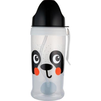 Canpol babies BabiesBoo Sport Cup butelka sportowa ze słomką z odważnikiem Panda 350 ml