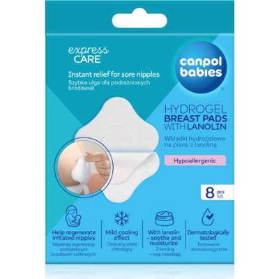 Canpol babies Hydrogel Breast Pads hydrożelowe lecznicze wkładki laktacyjne z lanoliną 8 szt.