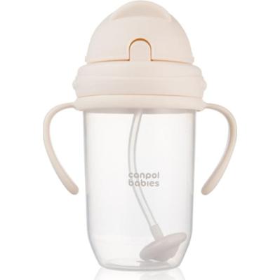Canpol babies Cup kubek z odważnikiem Nude 6m+ 270 ml