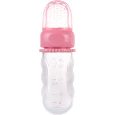 Canpol babies Dishes & Cutlery siateczka do karmienia 6m+ Silicone Pink 1 szt.