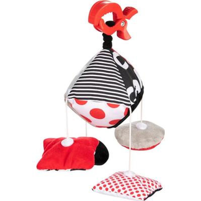 Canpol babies Sensory wisząca zabawka kontrastowa z klipsem 0m+ 1 szt.