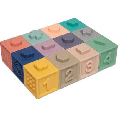 Canpol babies Small Toys miękkie klocki sensoryczne 6m+ 12 szt.