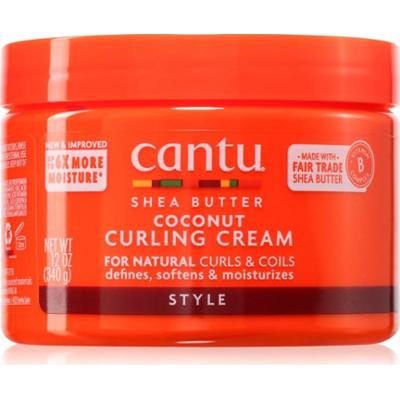 CANTU Shea Butter Curling Cream krem do włosów do utrwalenia kształtu 355 ml