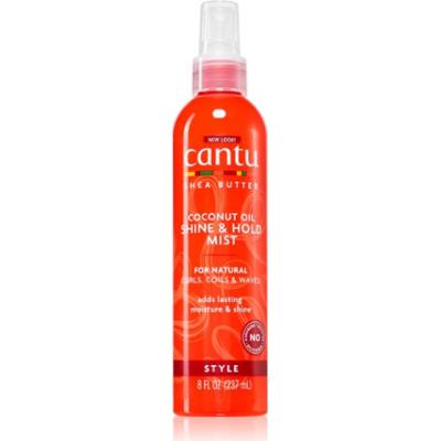 CANTU Shea Butter Shine&Hold mist mgiełka nawilżająca nadający blask włosom kręconym i falowanym 237 ml