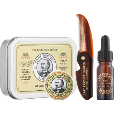 Captain Fawcett Ricki Hall´s Booze & Baccy Grooming Kit zestaw upominkowy do zarostu dla mężczyzn