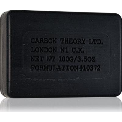 Carbon Theory Charcoal & Tea Tree Oil mydło oczyszczające w kostce do łagodzenia 100 g