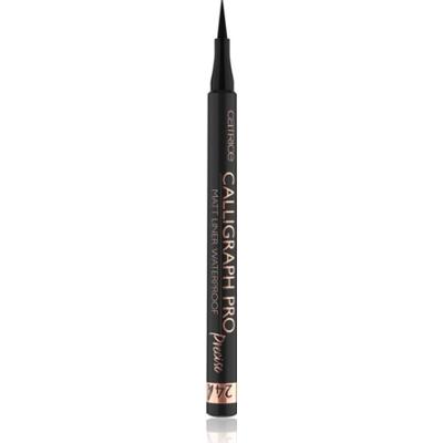 Catrice Calligraph Pro Precise 24h Matt wodoodporny eyeliner w piórze odcień 010 Intense Black Waterproof 1,2 ml