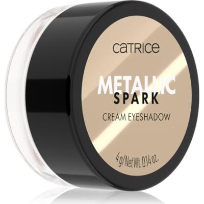 Catrice Metallic Spark cienie do powiek w kremie zapewniający błyszczący połysk odcień 010 Champagne Chic 4 g