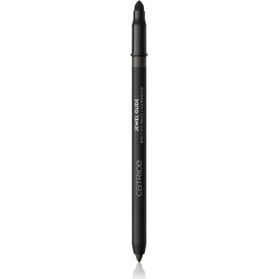 Catrice Jewel Glide Effect Eye Pencil wodoodporna kredka do oczu zapewniający błyszczący połysk odcień 010 Black Diamond 1.5 g