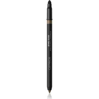 Catrice Jewel Glide Effect Eye Pencil wodoodporna kredka do oczu zapewniający błyszczący połysk odcień 040 Golden Jade 1.5 g